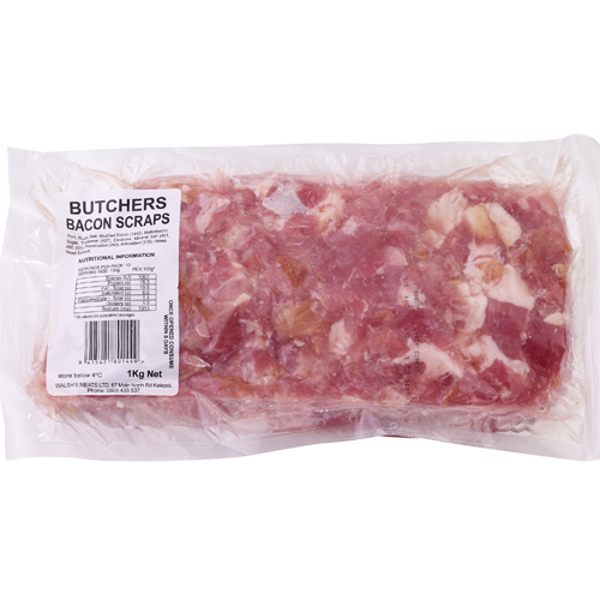 Hellers Bacon Scraps 1kg