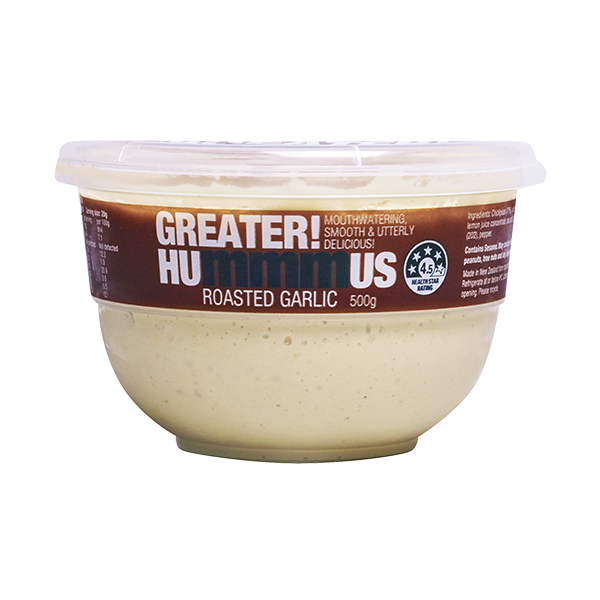 Greater Hummmus Roasted Garlic Hummus 500g Prices FoodMe