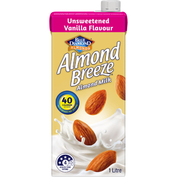 blue diamond almond milk flavors