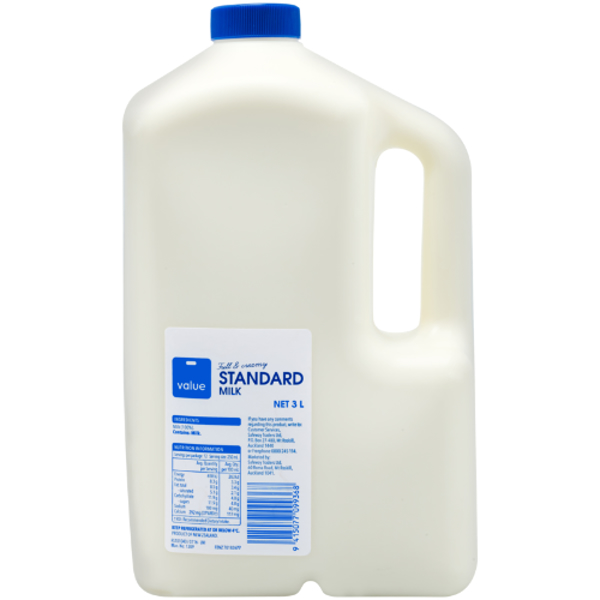 Value Standard Milk 3l