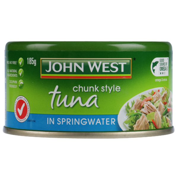 John West Tuna Chunks In Springwater 185g