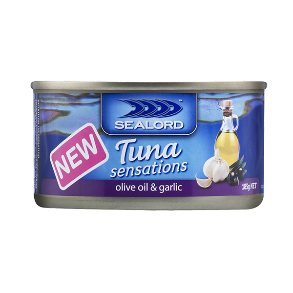 Sealord Olive Oil & Garlic Tuna Sensations 185g Prices FoodMe