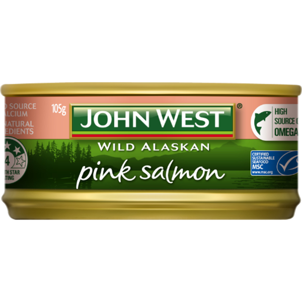 John West Wild Canadian Pink Salmon 105g