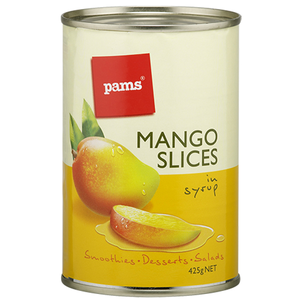 Pams Mango Slices In Syrup 425g