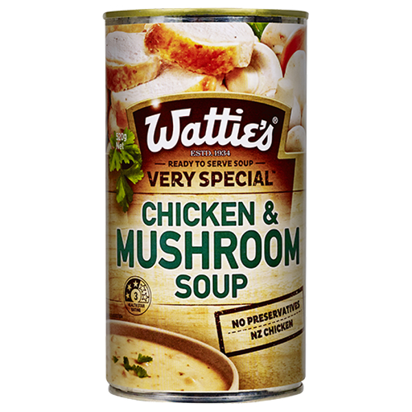 Wattie's Very Special Mushroom & Chicken Soup 520g