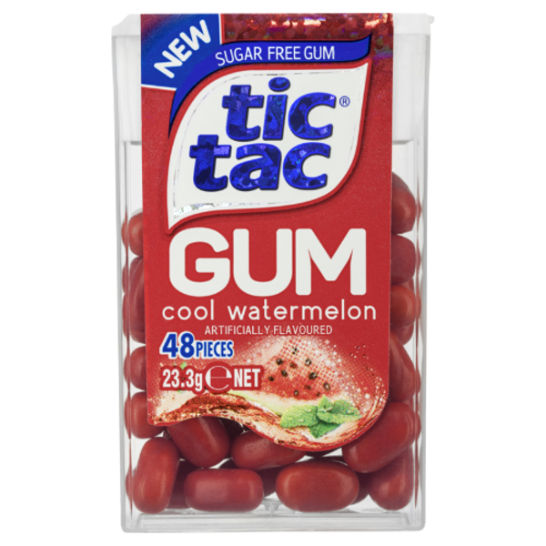 Tic Tac Cool Watermelon Sugar Free Gum 23.3g