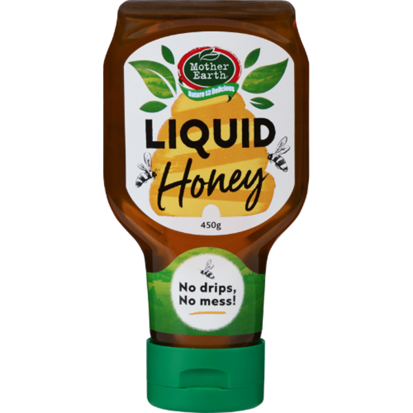 Mother Earth Liquid Honey 450g