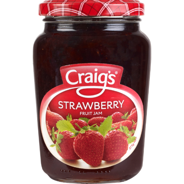 Craig's Strawberry Fruit Jam 375g