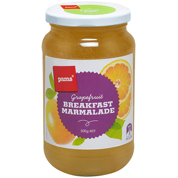 Pams Grapefruit Breakfast Marmalade 500g