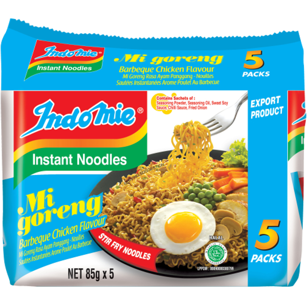 Indomie Mi Goreng BBQ Chicken Instant Noodles 5pk