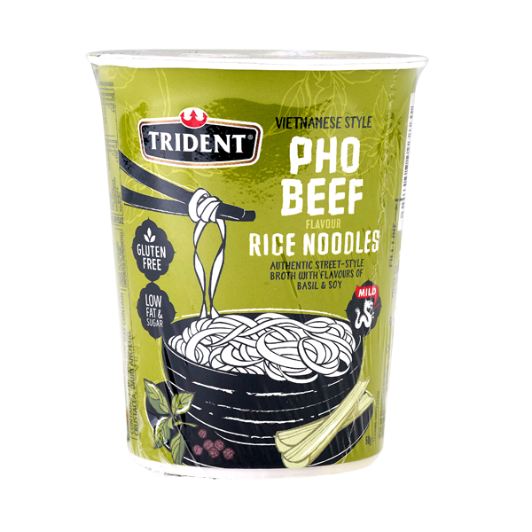 Trident Pho Beef Rice Noodle Cup 50g Prices FoodMe
