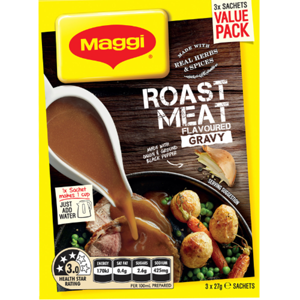 Maggi Roast Meat Gravy Mix 3pk