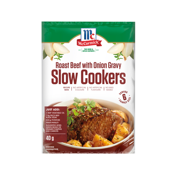 McCormick Slow Cookers Roast Beef With Onion Gravy 40g Prices FoodMe