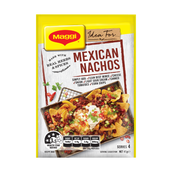 Maggi Mexican Nachos Recipe Base 41g Prices FoodMe