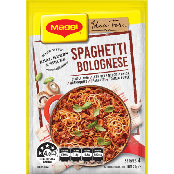 Maggi Spaghetti Bolognese Recipe Base 20g