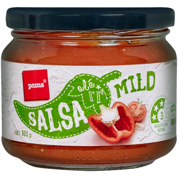 Pams Mild Salsa Dip 300g Prices - FoodMe