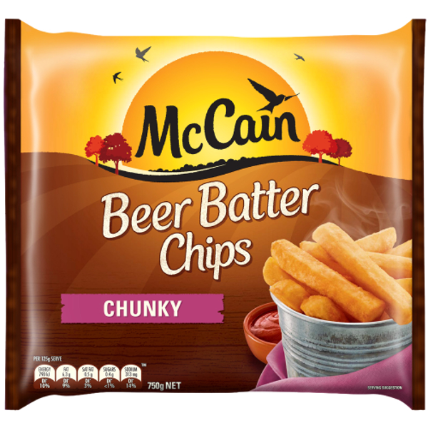 McCain Beer Batter Chunky Chips 750g