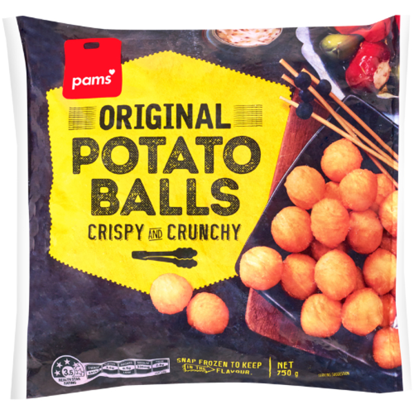 Pams Potato Balls 750g