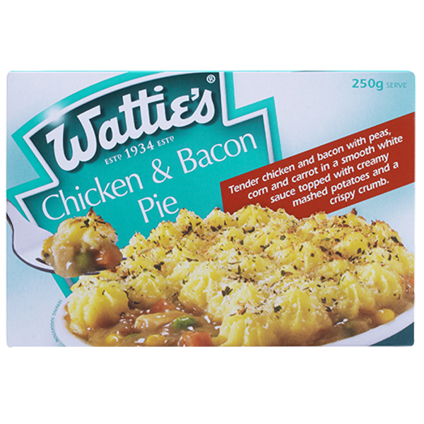 Wattie's Chicken & Bacon Pie 250g