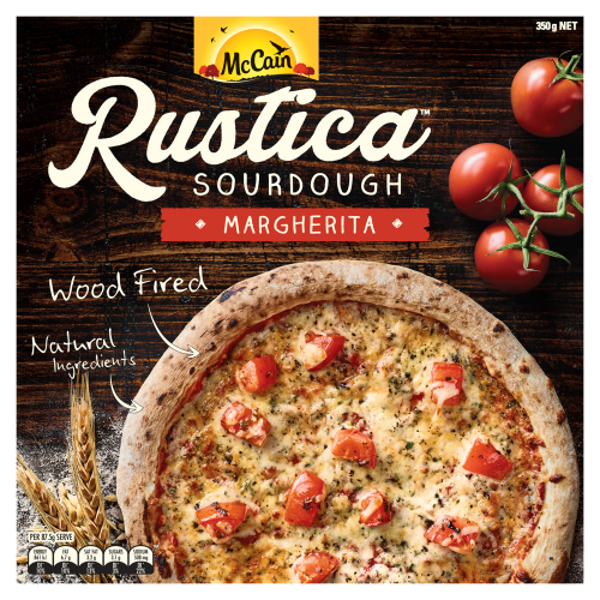 McCain Rustica Sourdough Magherita Pizza 350g