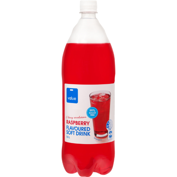 Value Raspberry 99% Sugar Free Soft Drink 1.5l