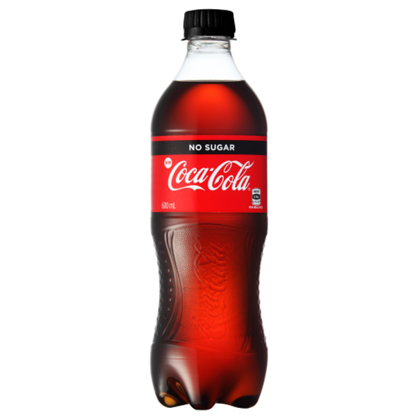 Coca-Cola No Sugar Soft Drink 600ml