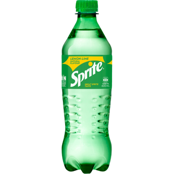 Sprite Lemon-Lime Natural Flavour Soft Drink 600ml