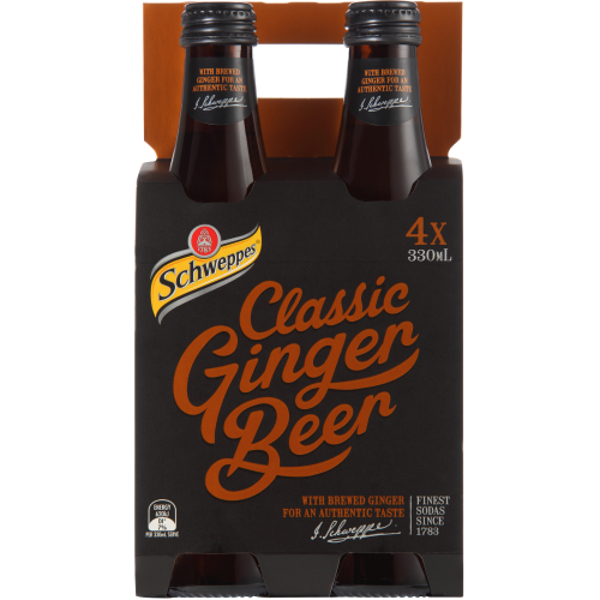 Schweppes Classic Ginger Beer 4pk