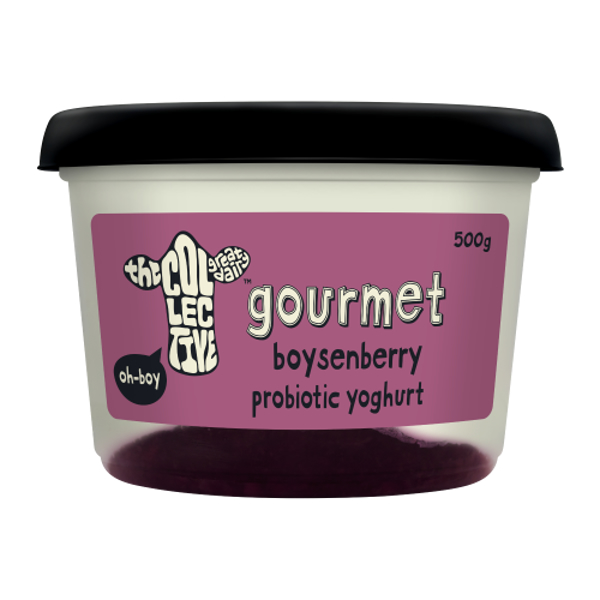 The Collective Boysenberry Gourmet Probiotic Yoghurt 500g