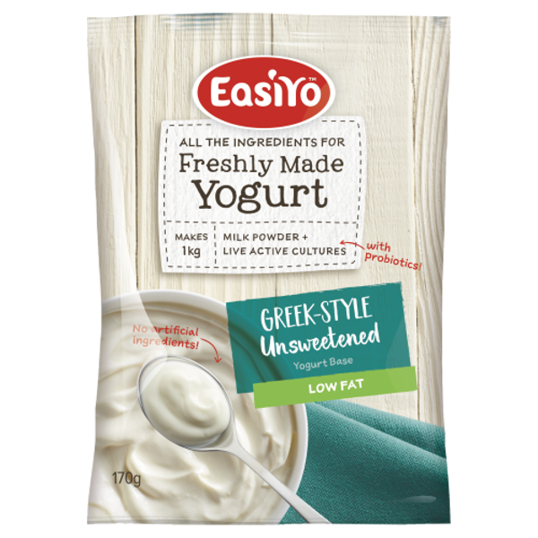 Easiyo Unsweetened Low Fat Greek Style Yogurt Base 170g