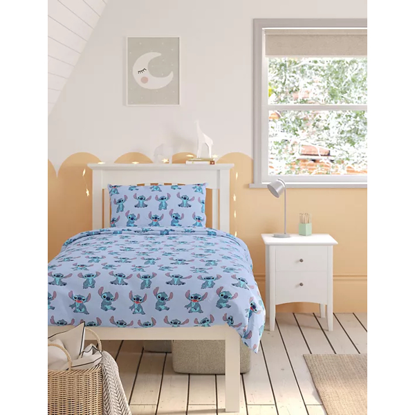 Pure Cotton Watercolour Floral Bedding Set, M&S Collection