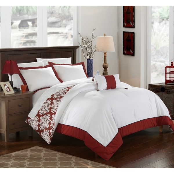 Chic Home Utopia 4 Piece King Duvet Cover Set