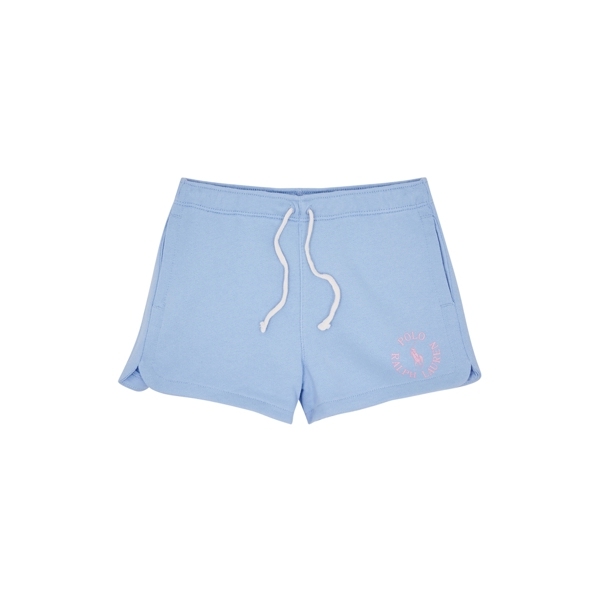 Tiny Cottons logo-print shorts - Blue
