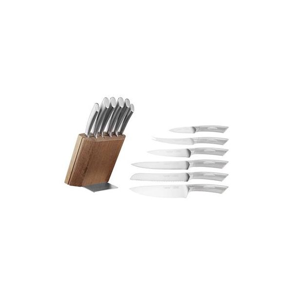 Scanpan Classic Steel Knife Block Set 7 Piece NZ Prices PriceMe