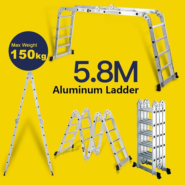 5.8M Multi Purpose Adjustable Aluminum Ladder Price in Australia PriceMe