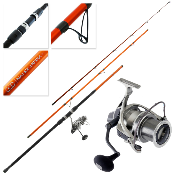 Cortez 10 Reel With Cortez 5'0 24-37Kg Jig Rod With Braid