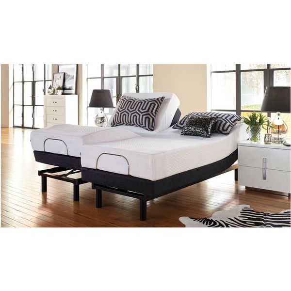 19cm Long Single Mattress with Lifestyle Adjustable Base by Tempur
