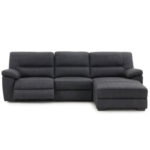 Jenson 3 Seater Fabric Recliner Sofa With Chaise By Synargy 176819444051185 Nz Prices Priceme