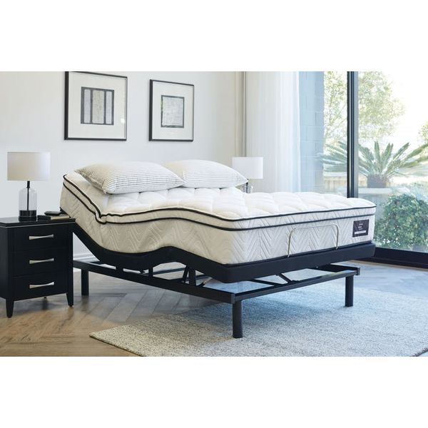 Tempur King Koil Viva Medium Queen Mattress with Ease Adjustable Base