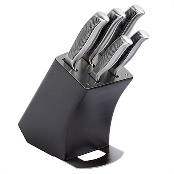 Wiltshire Finesse Stainless Steel Knife Block Set 6 Piece NZ Prices ...