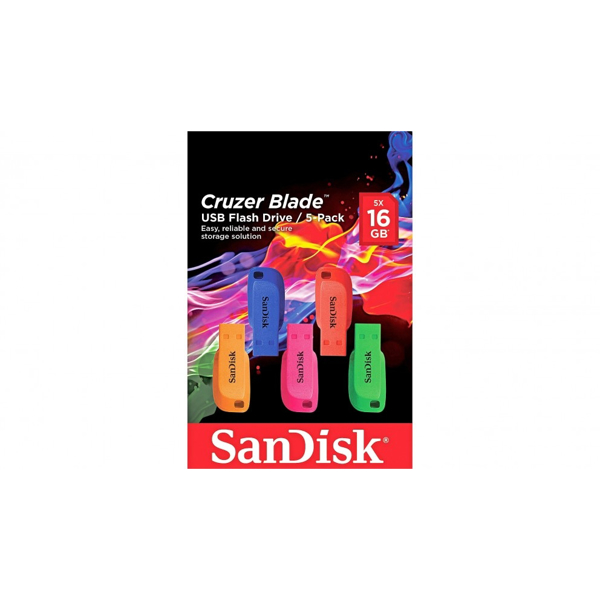 SanDisk USB 2.0 Cruzer Blade CZ50 16GB(5 Pack) NZ Prices - PriceMe