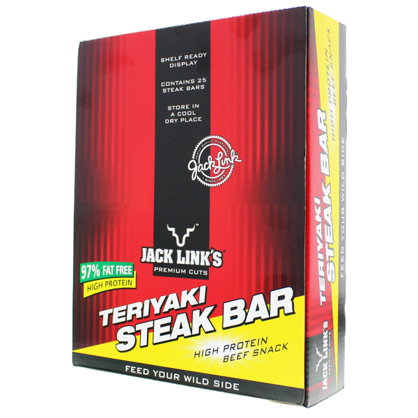 Jack Link's Beef Steak Bar Teriyaki 25g (12 Pack)