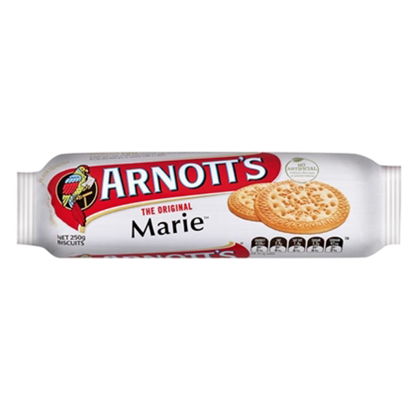 Arnott's Plain Biscuits Marie 250g