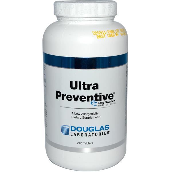 Douglas Laboratories, Ultra Preventive EZ, Easy Swallow Multivitamin