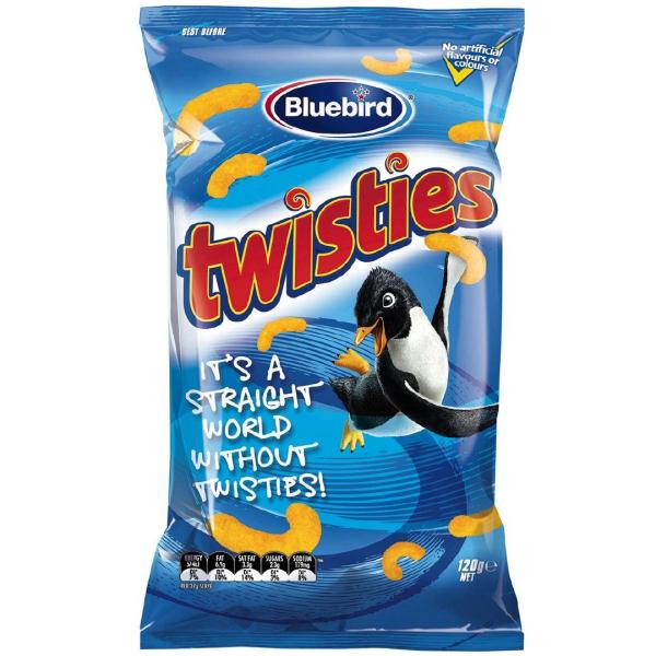 Bluebird Twisties Cheese 120g