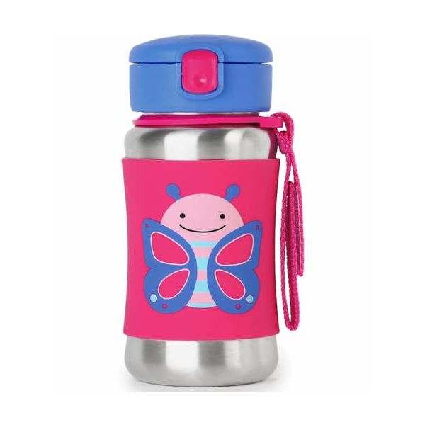 Skip Hop Zoo Stainless Steel Straw Bottle NZ Prices PriceMe