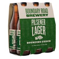 Boundary Road Brewery Pilsner Lager Bouncing Czech 1.98L (330ml x 6pk)