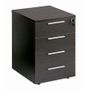 Cubit 4 Drawer Mobile Pedestal
