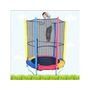 4.5ft Mini Trampoline &  Enclosure Set For Indoor and Outdoor