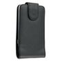 HTC Hero G3 Leather Flip Case - HTC Leather Case (Black)